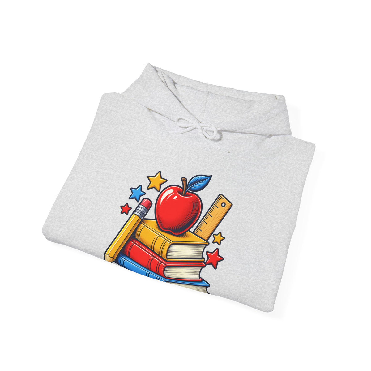 Retro School Books Apple Teacher Appreciation Hoodie
