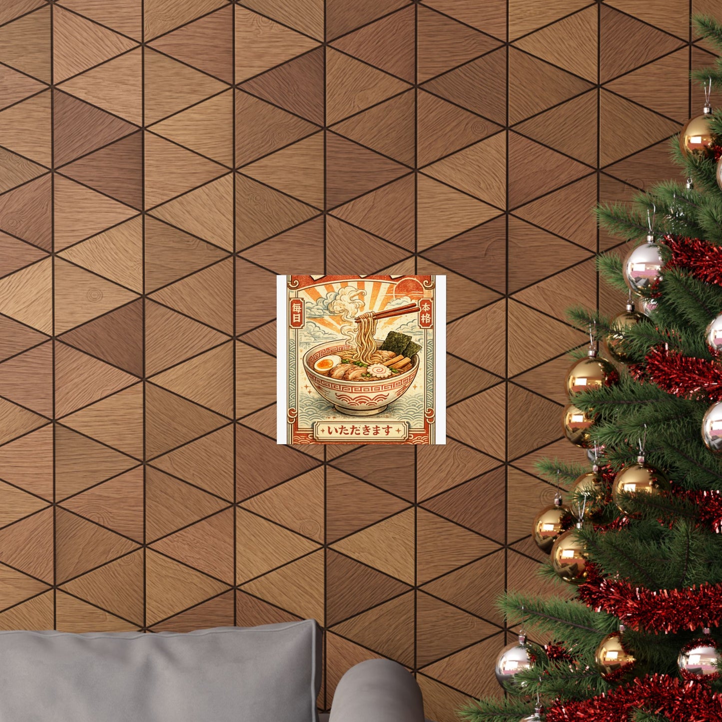 Vintage Ramen Bowl Japanese Food Art Poster