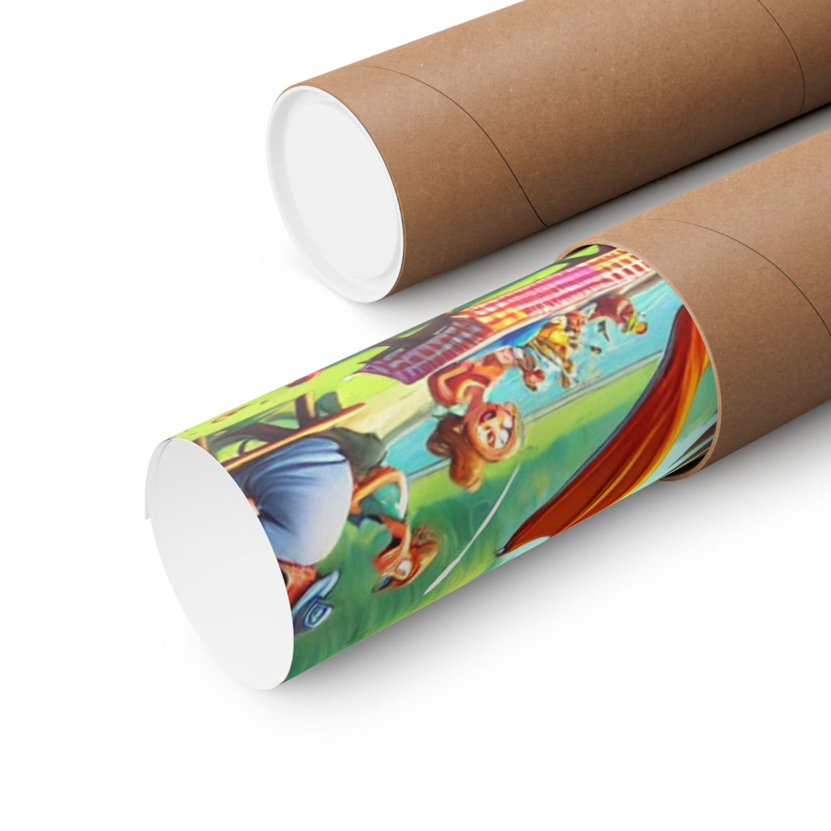 Chaotic Picnic Duck Funny Summer Wall Art Poster