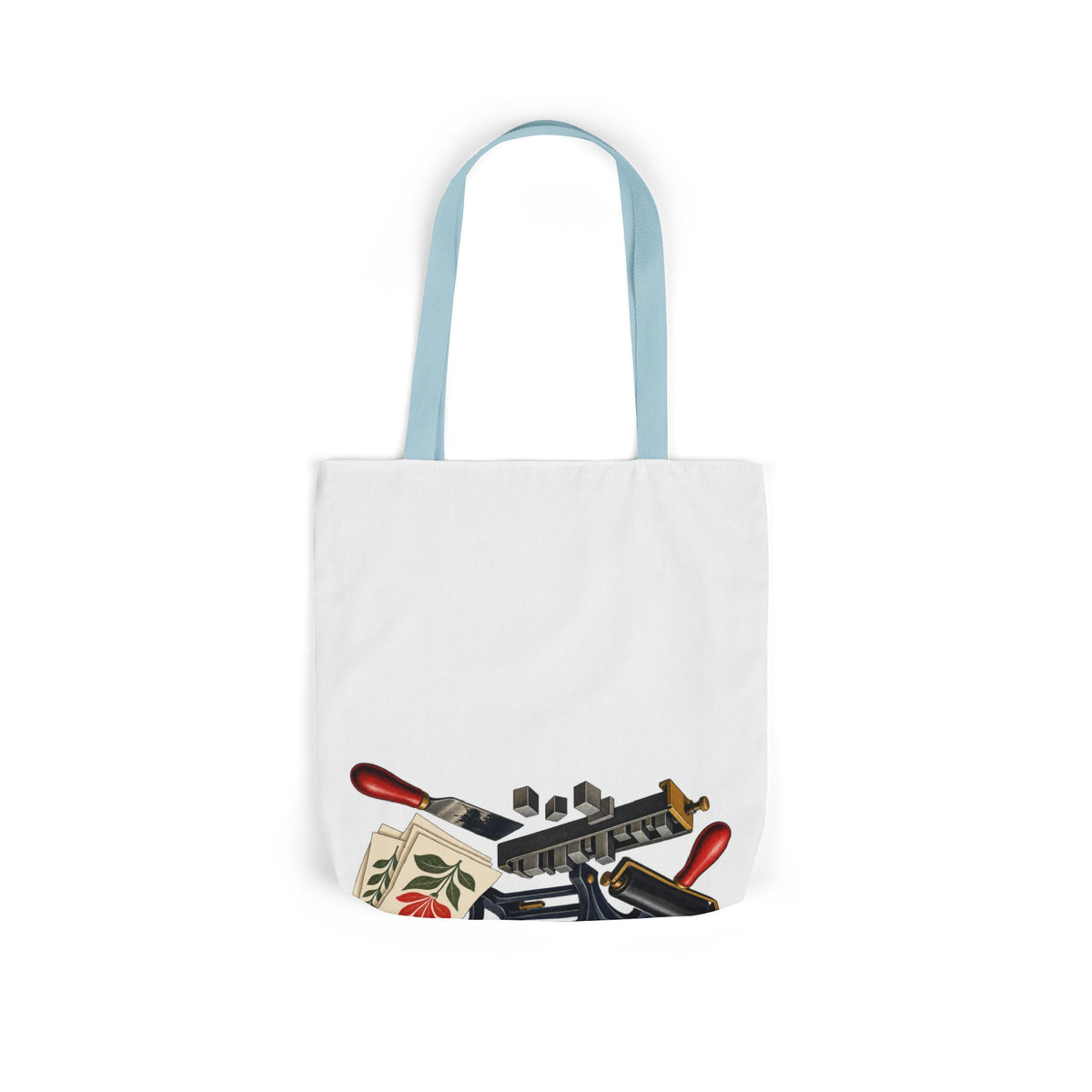 Botanical Letterpress Printshop Tote Bag