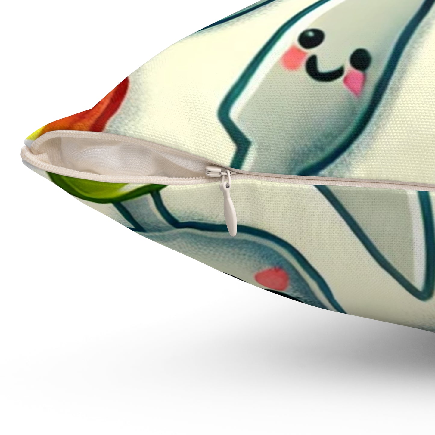Happy Kitchen Tableware Kawaii Decorative Pillow