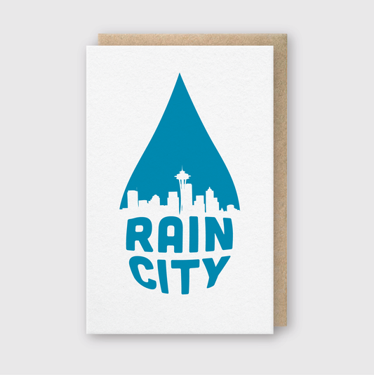 Rain City Greeting Card