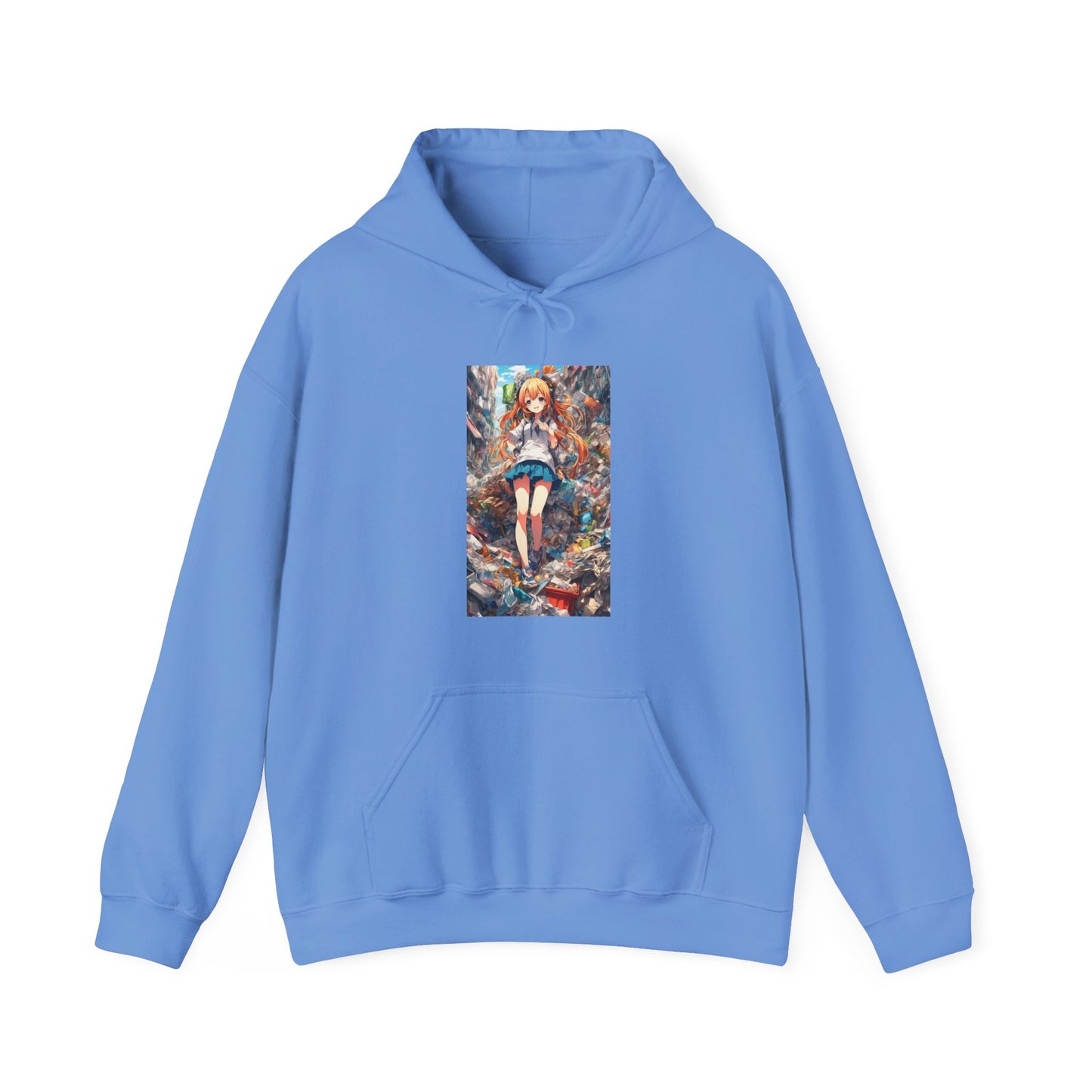 Recycling Rescue Anime Heroine Eco Street Art Hoodie