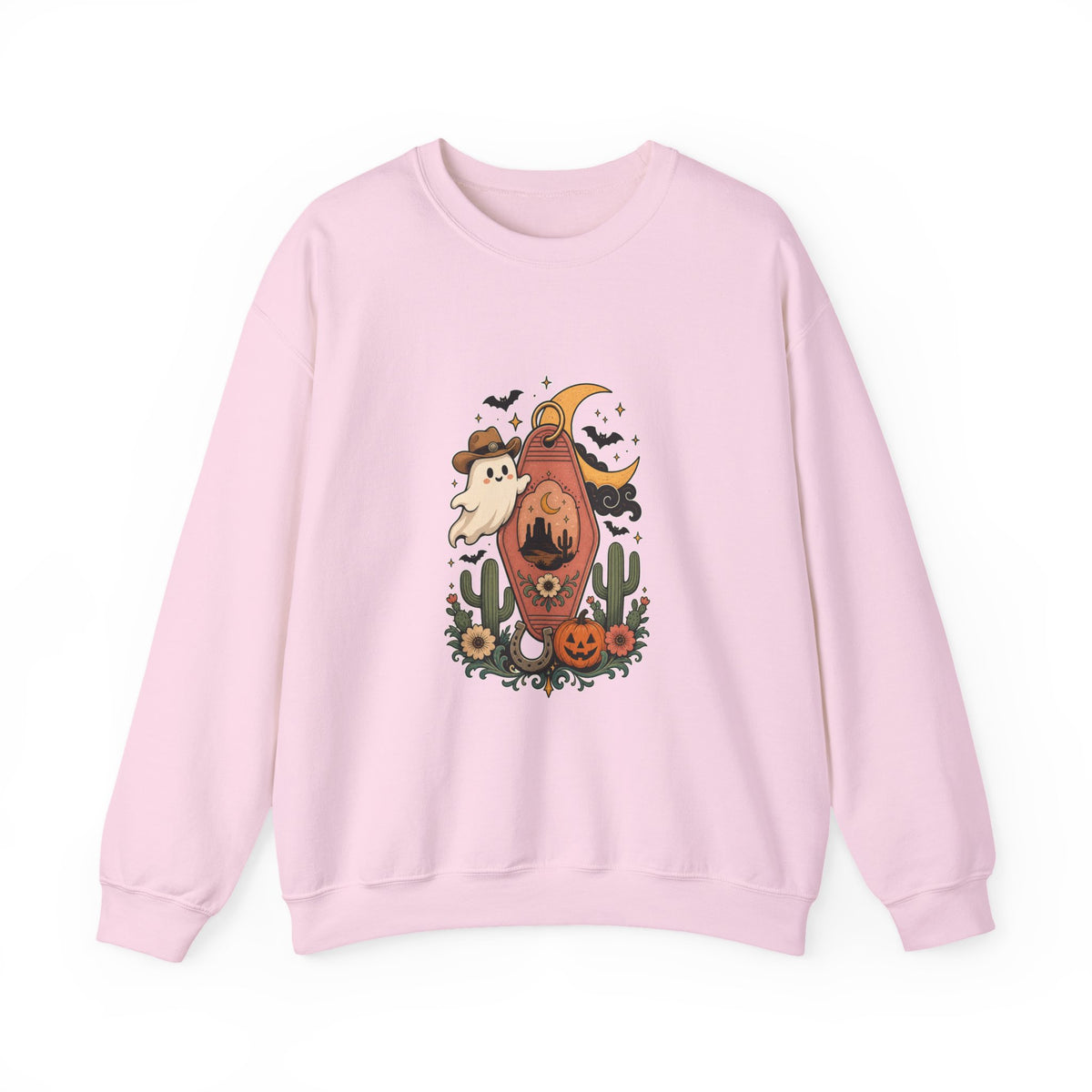Haunted Desert Keytag Ghost Halloween Sweatshirt
