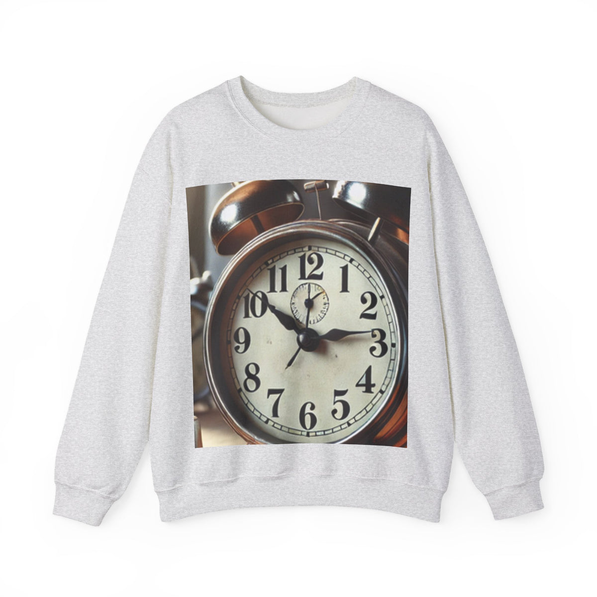 Vintage Alarm Clock Morning Routine Soft Sweatshirt