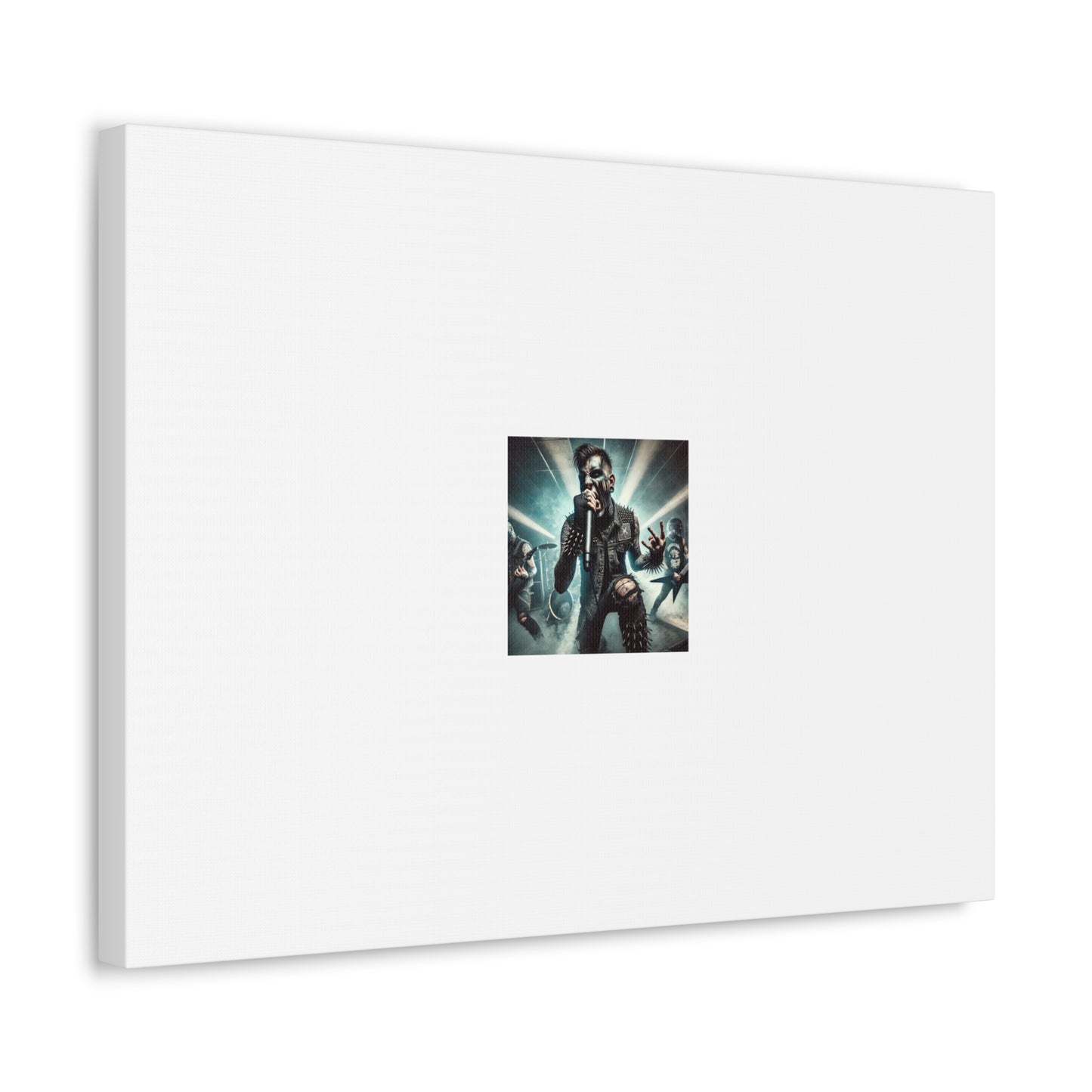 Punk Rock Vocalist Stage Energy Music Room Canvas Art