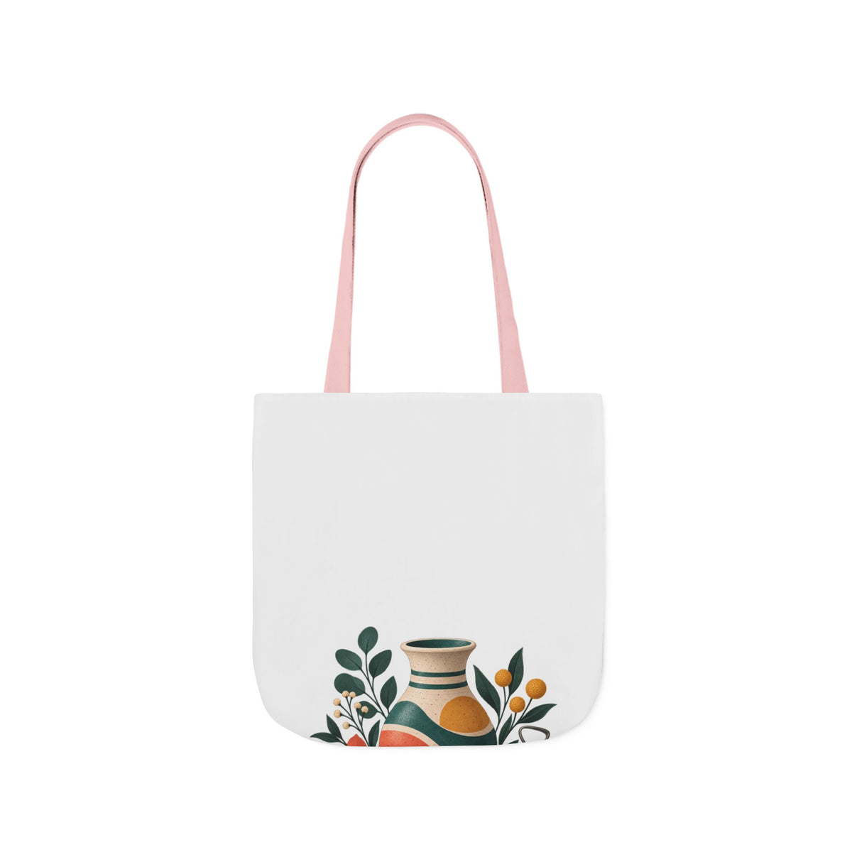 Midcentury Pottery Botanical Art Tote Bag