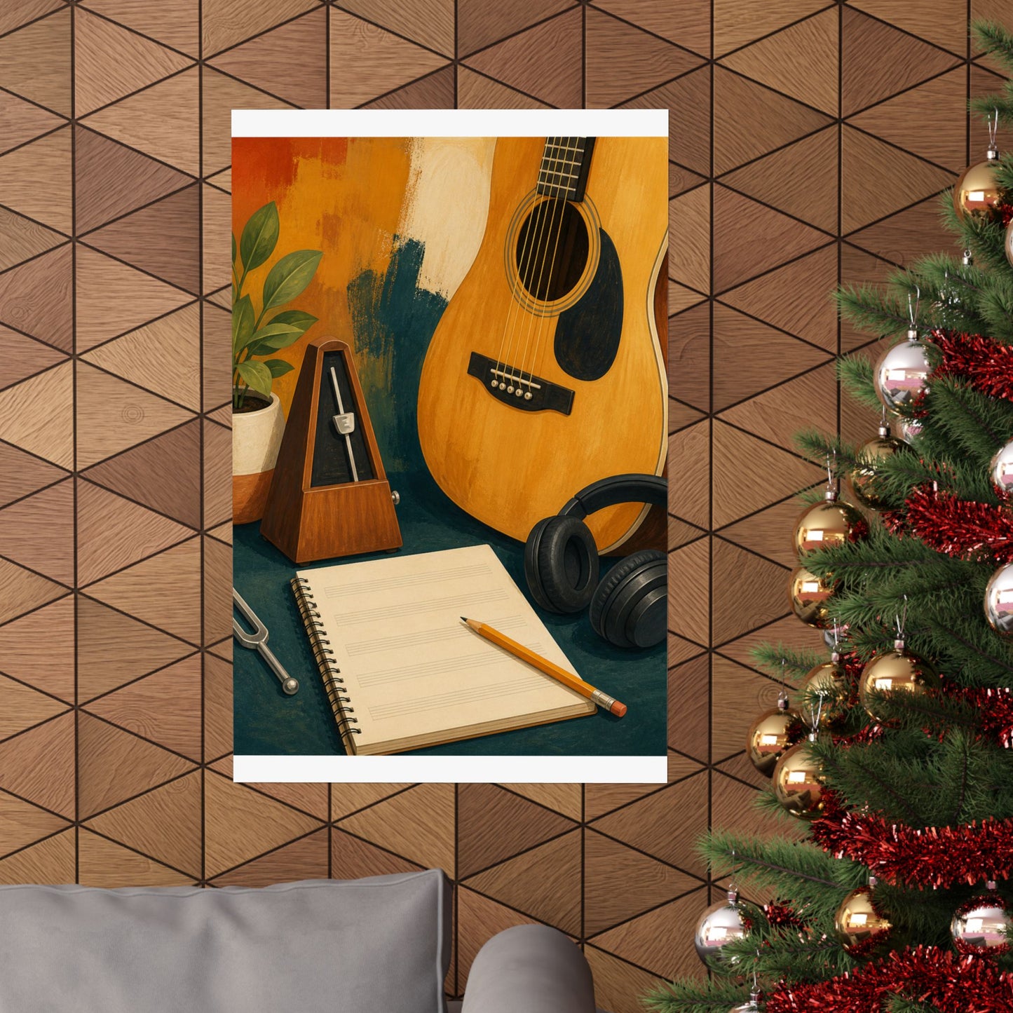 Warm Music Practice Hobby Poster