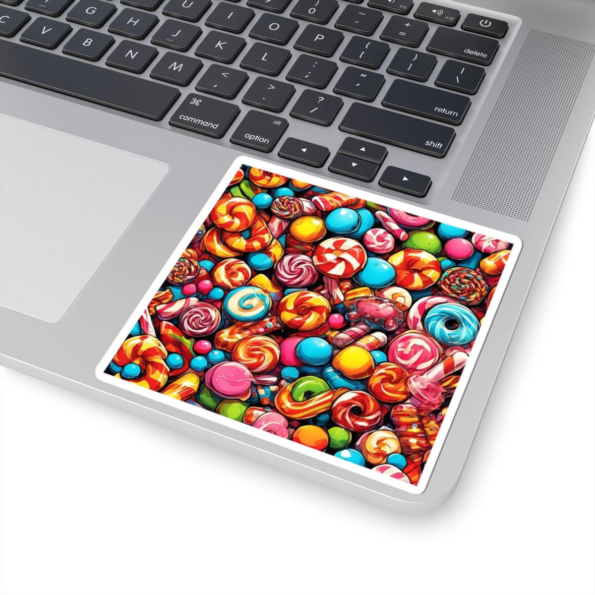 Colorful Candy and Lollipop Pattern Sticker