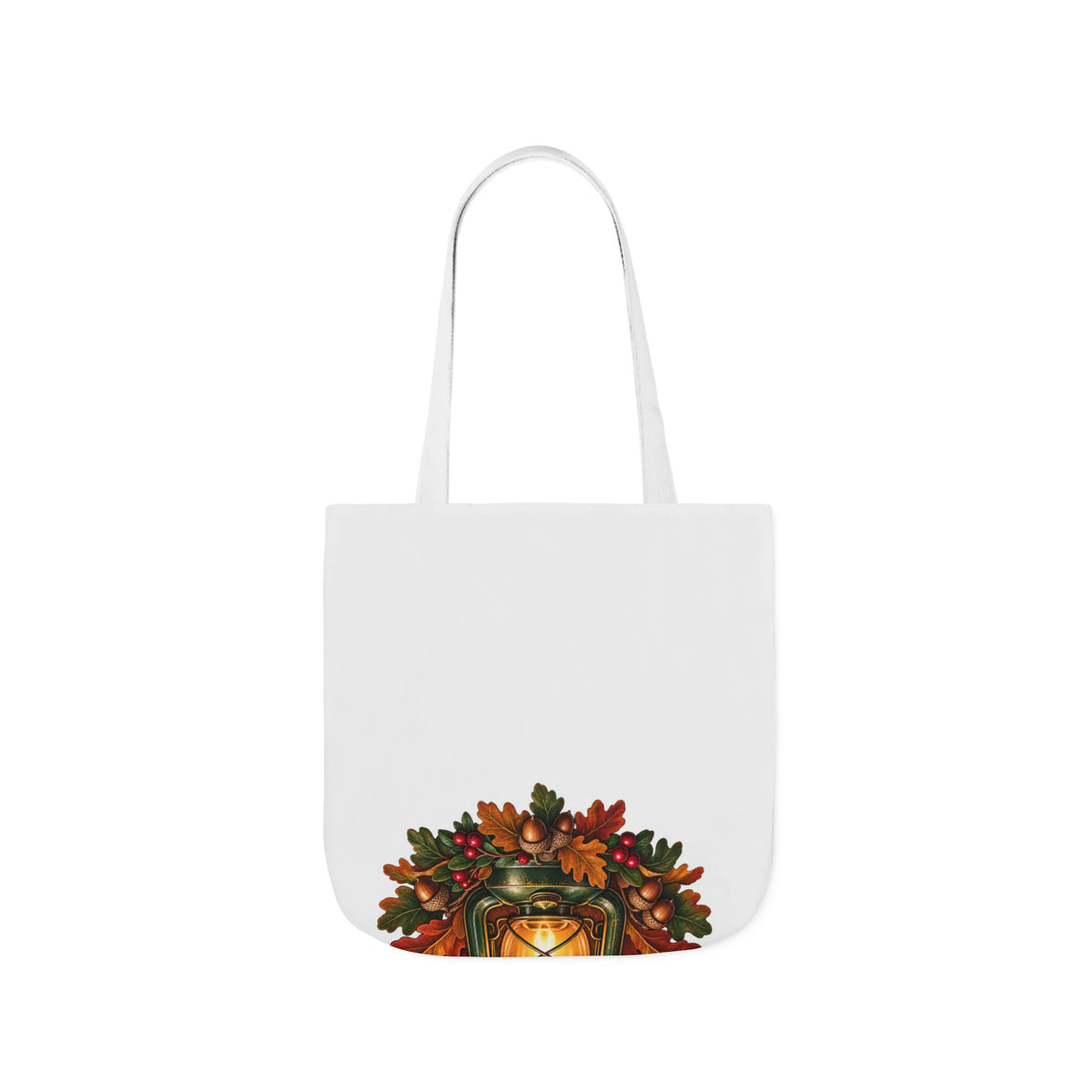 Autumn Oak Lantern and Acorns Tote Bag