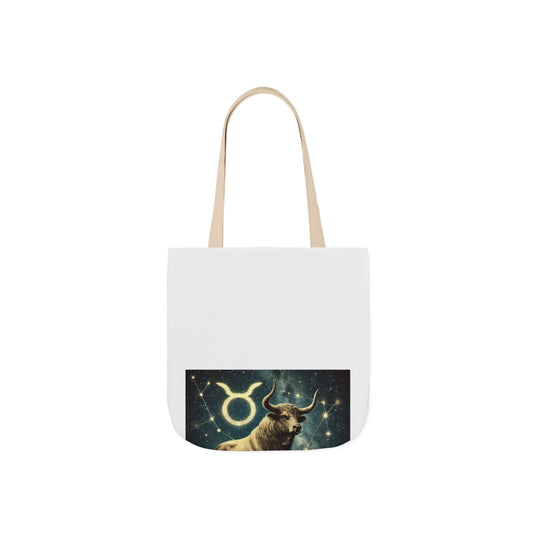Taurus Bull Constellation Celestial Canvas Tote Bag