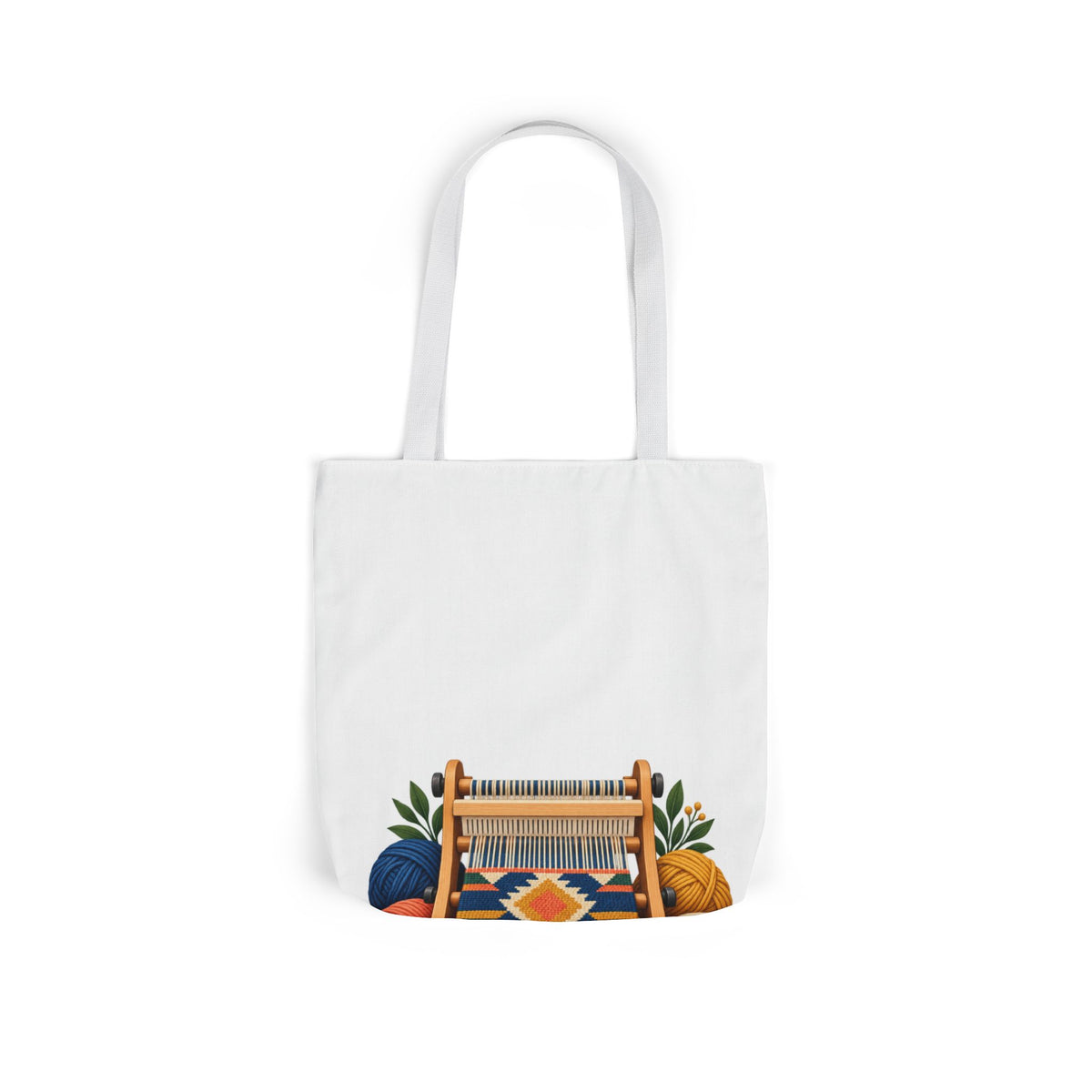 Geometric Hand Weaving Workshop Tote Bag