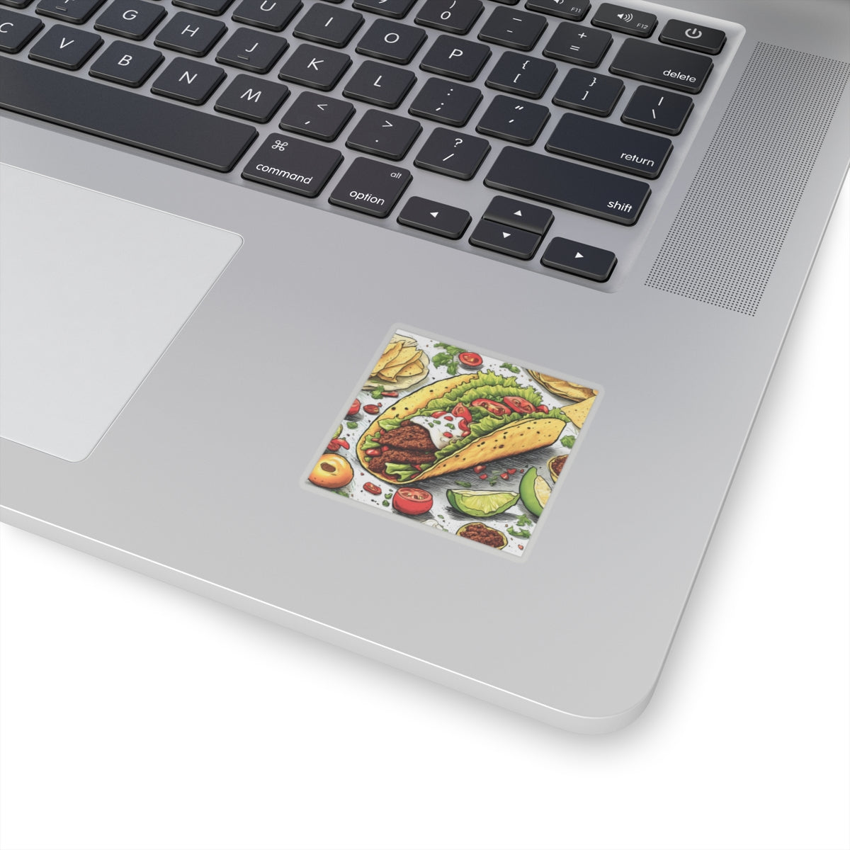 Bold Taco Illustration Foodie Gift Art Sticker