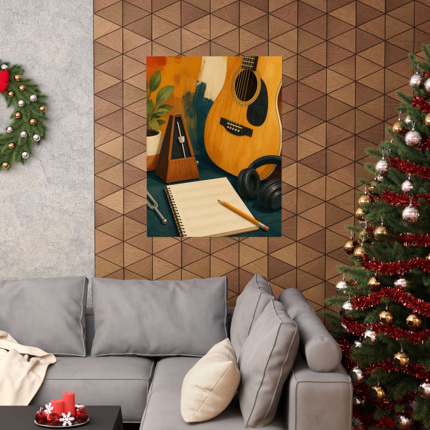 Warm Music Practice Hobby Poster