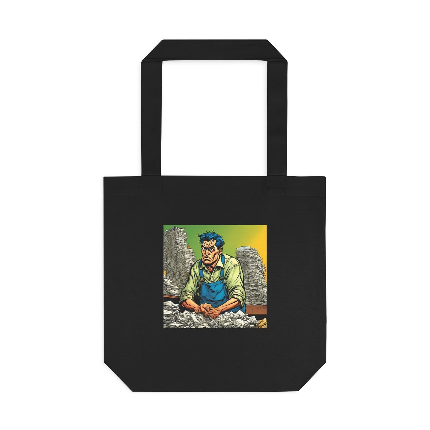 Paperwork Chaos Desk Worker Funny Office Art Tote Bag
