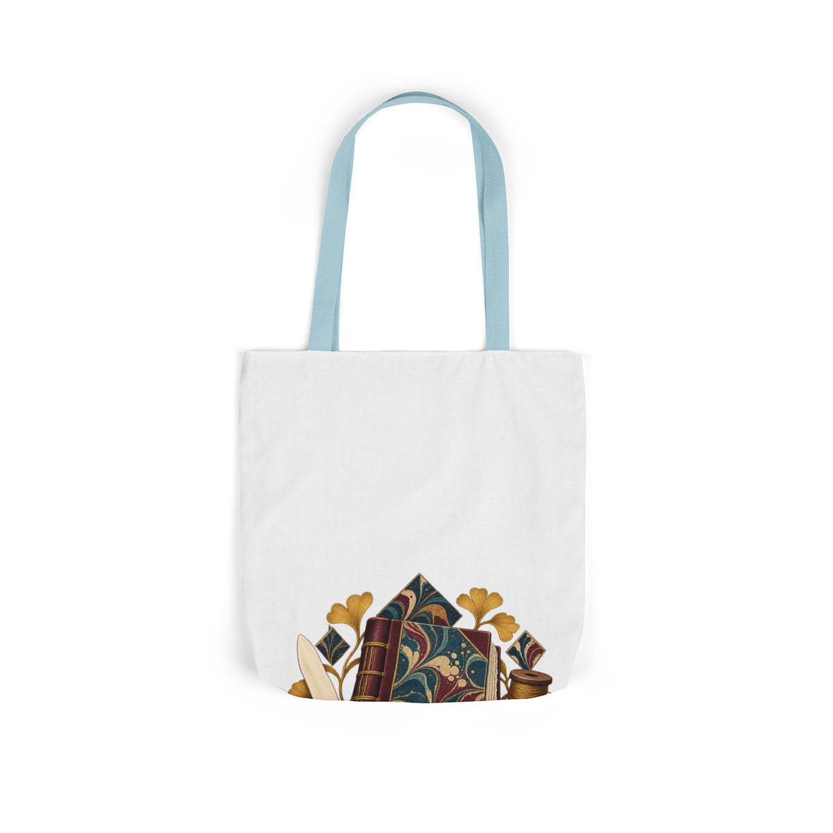 Traditional Marbled Bookbinding Workshop Tote Bag