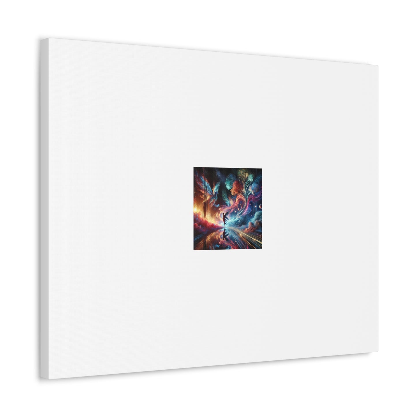 Cosmic Aurora Dancer Dreamscape Gallery Canvas Wall Art