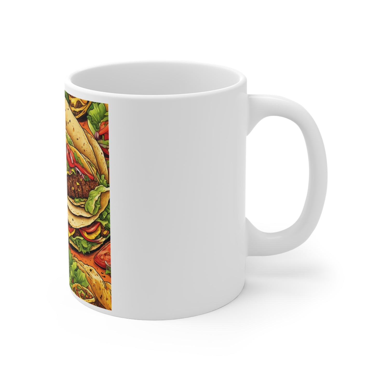 Stacked Taco Fiesta Foodie Gift Art Coffee Mug