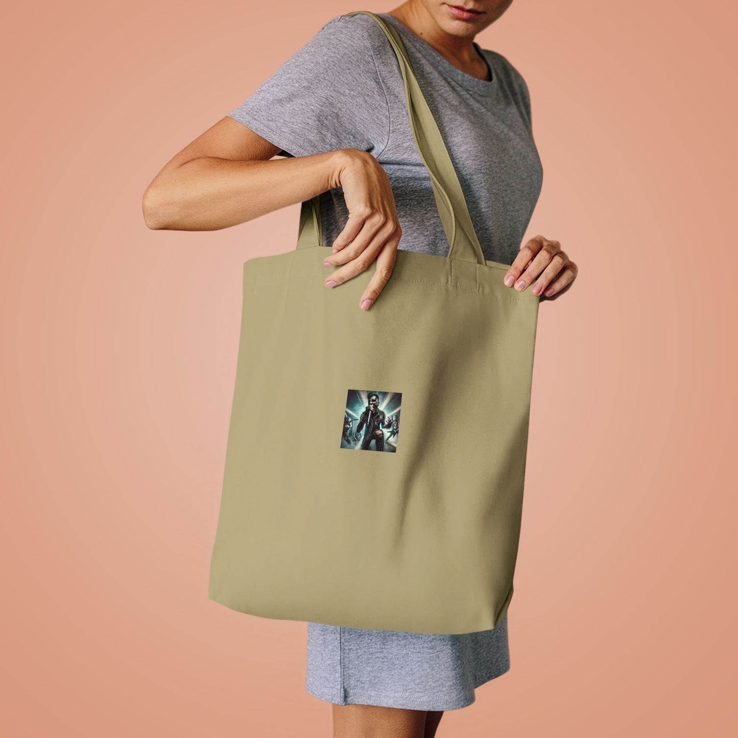 Punk Rock Vocalist Stage Energy Music Tote Bag