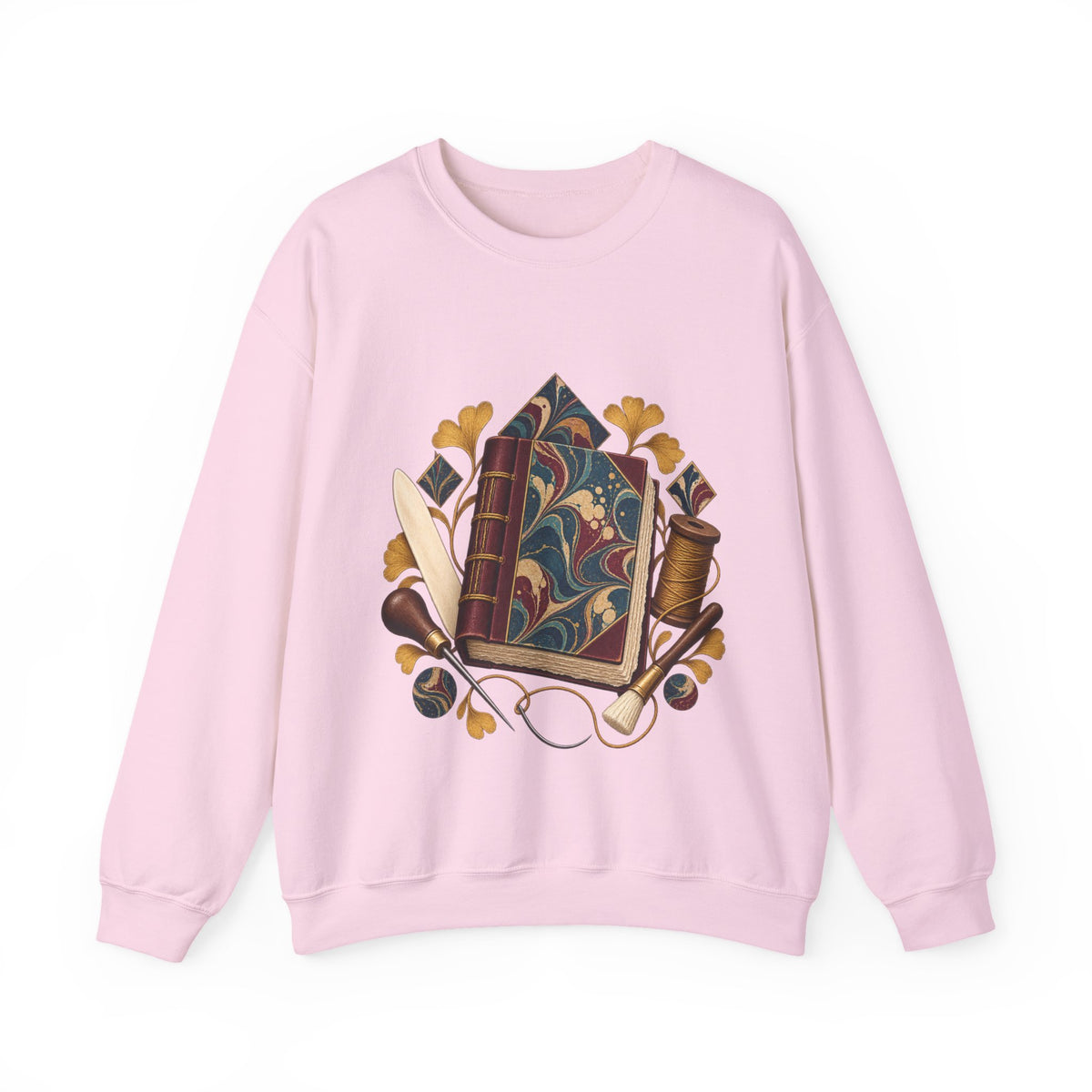 Traditional Marbled Bookbinding Workshop Sweatshirt