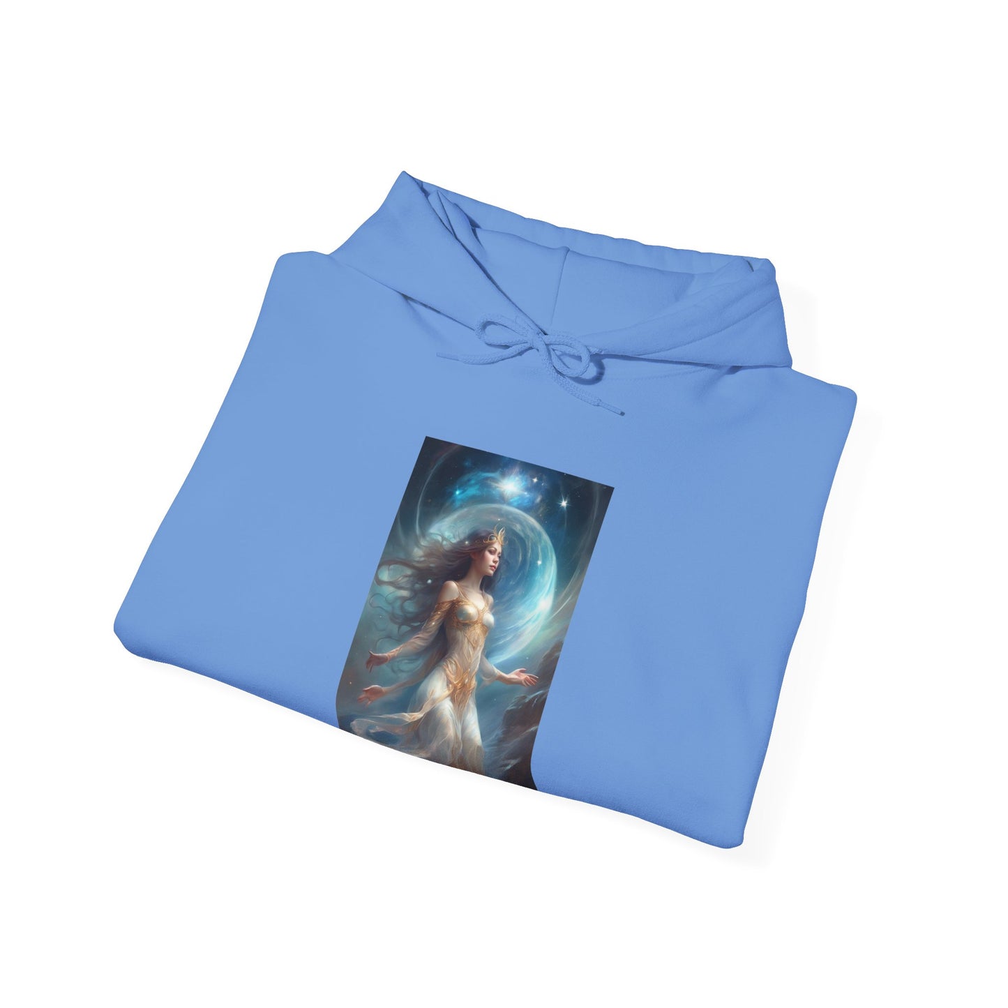 Lunar Celestial Queen Fantasy Portrait Hoodie
