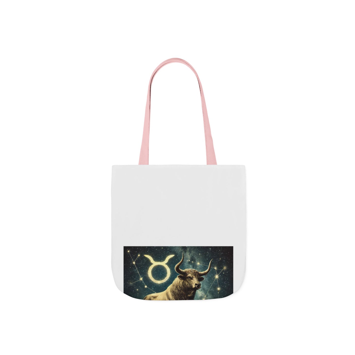 Taurus Bull Constellation Celestial Canvas Tote Bag