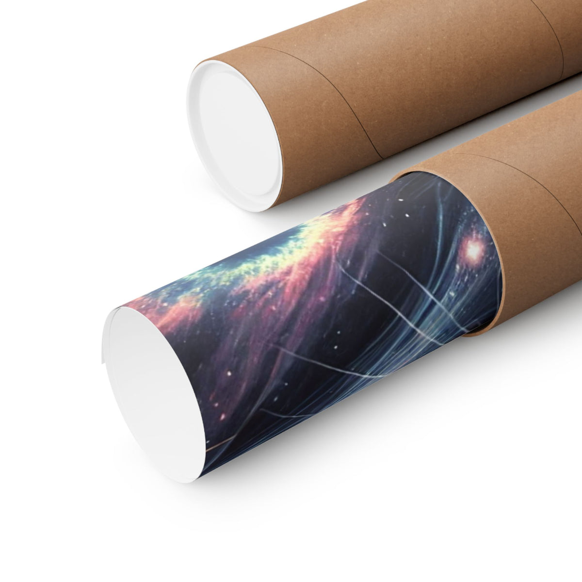 Cosmic Black Cat Galaxy Celestial Wall Art Poster