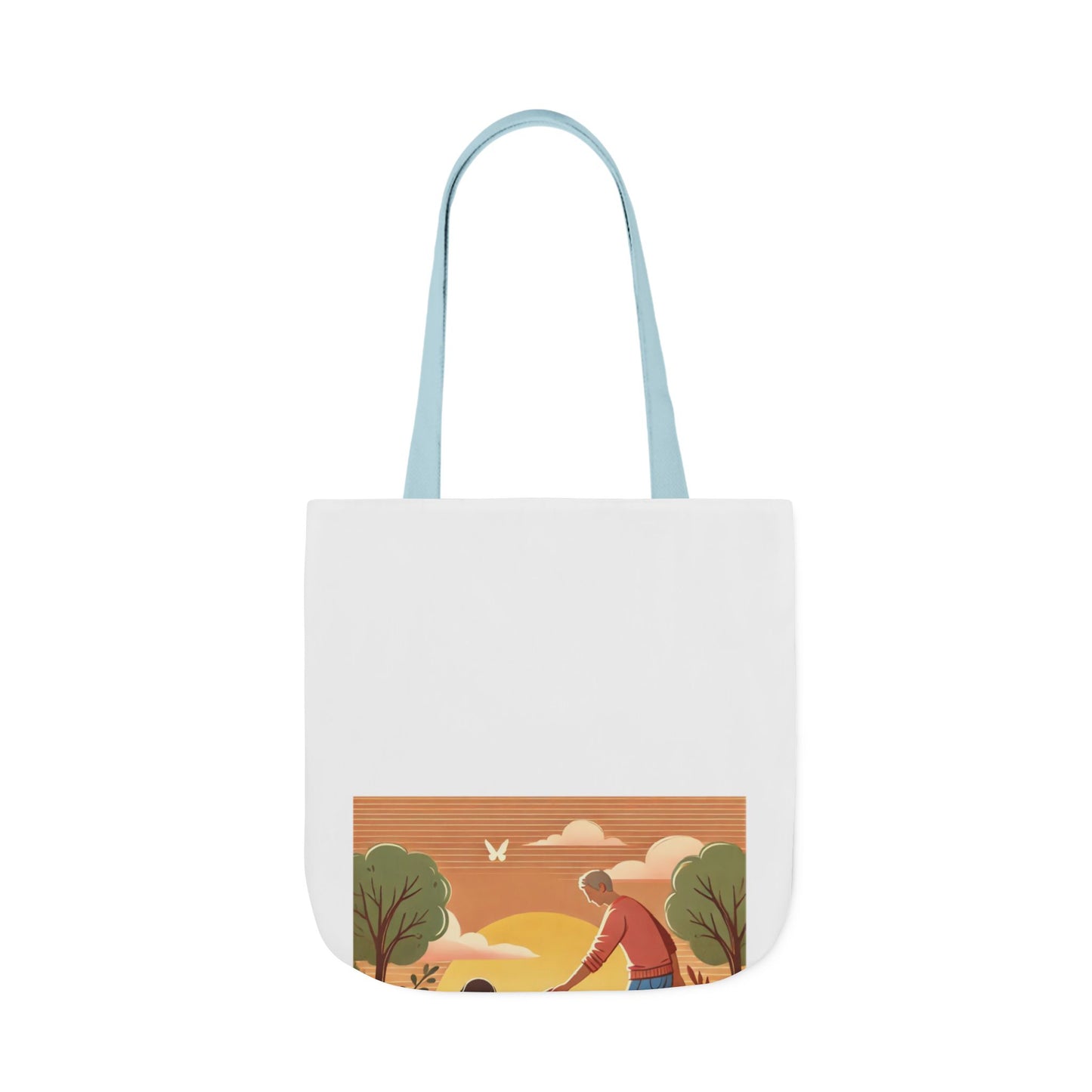 Helping Hands Sunset Garden Canvas Tote Bag
