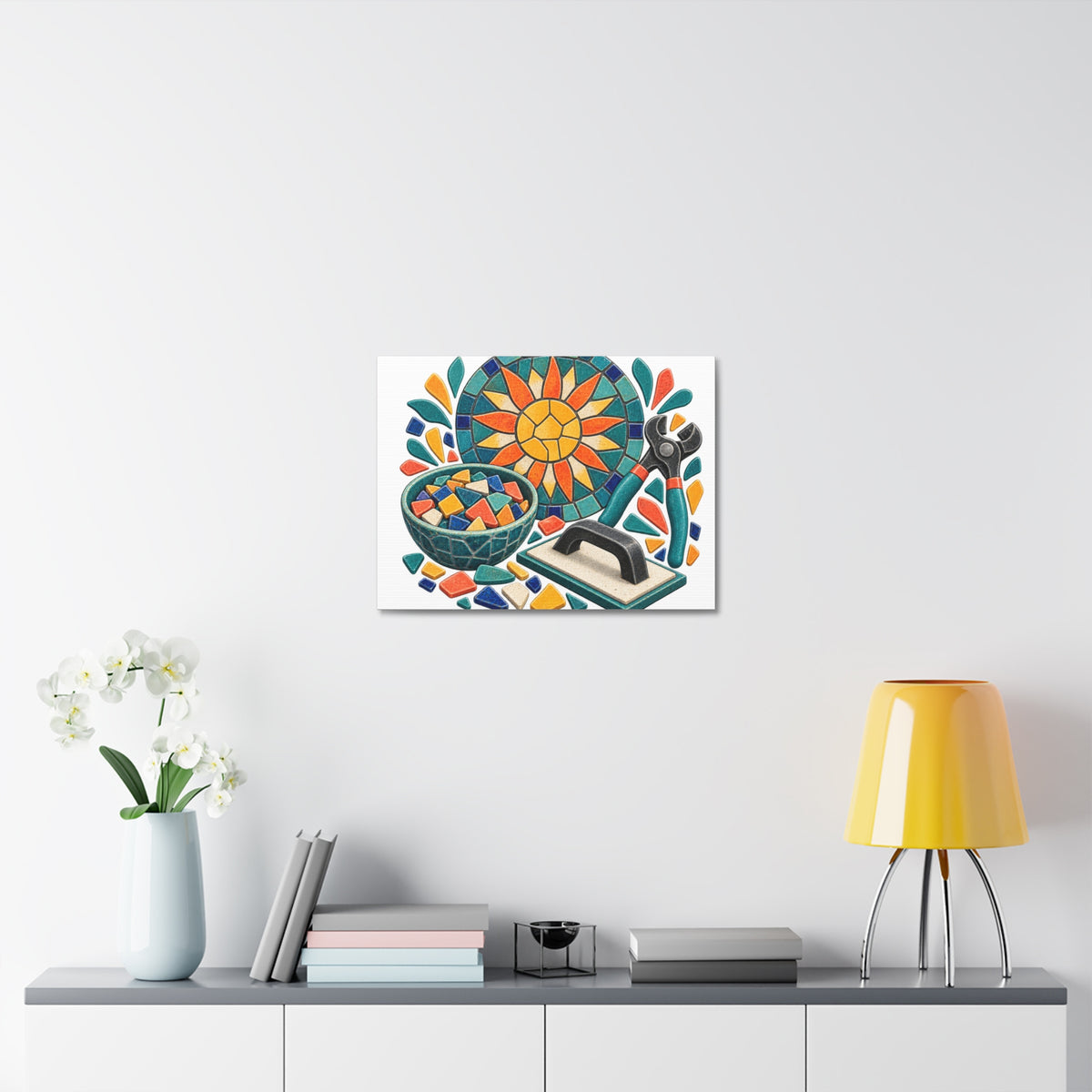 Sunburst Mosaic Making Workshop Canvas