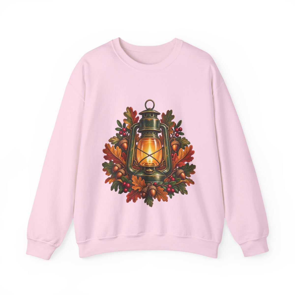 Autumn Oak Lantern and Acorns Sweatshirt