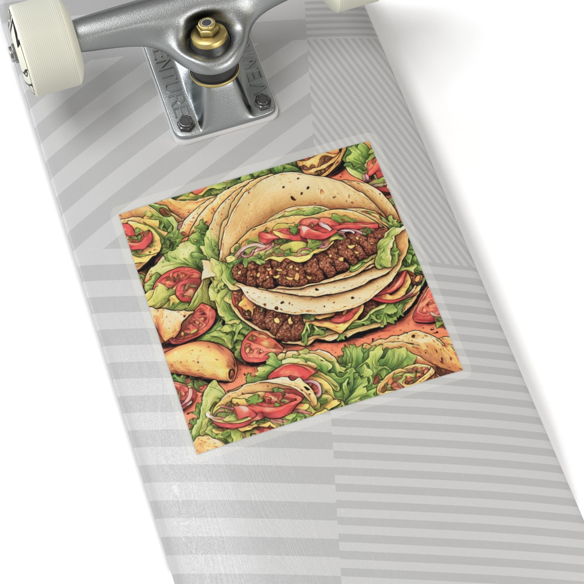 Stacked Taco Fiesta Foodie Gift Art Sticker