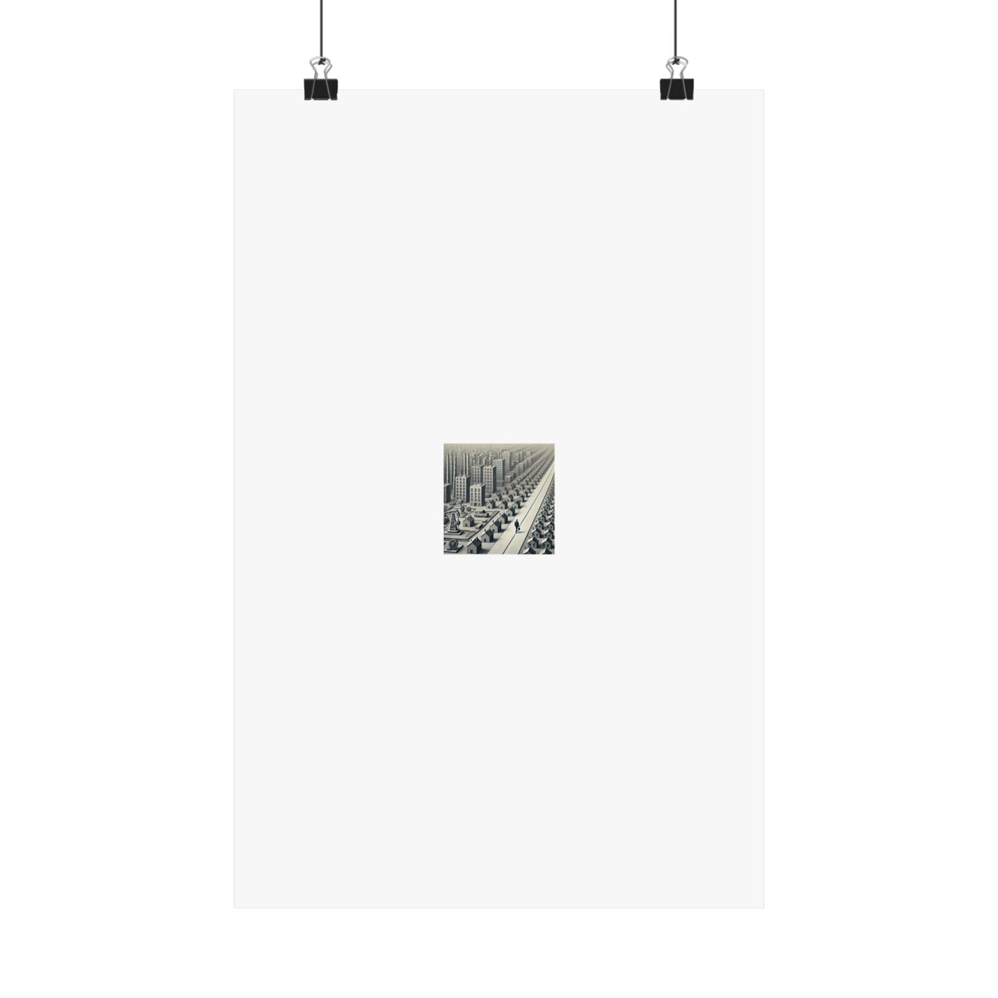 Monochrome Urban Factory Cityscape Poster Industrial Wall Art Gift
