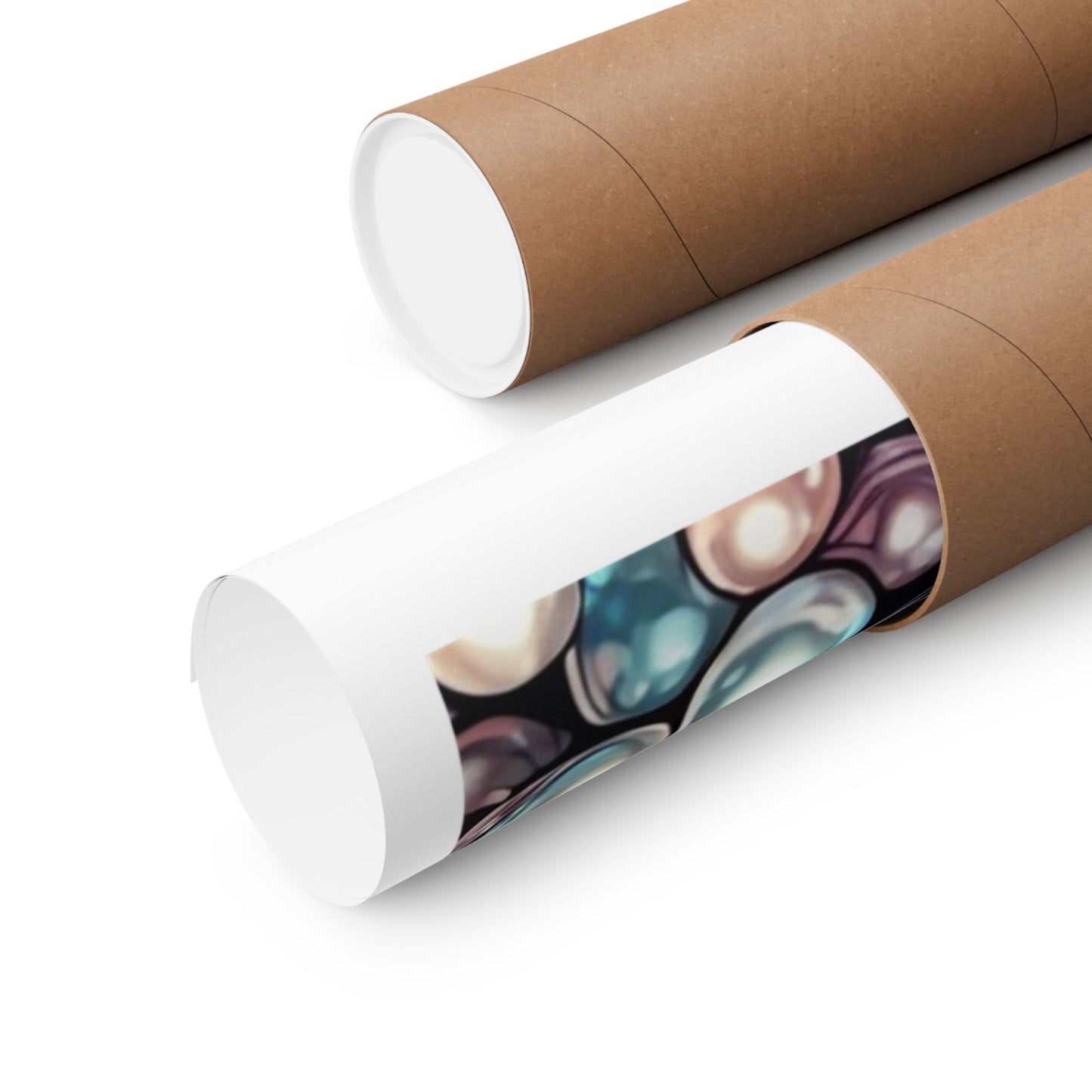 Pearl Bubble Pattern Abstract Gift Art Poster