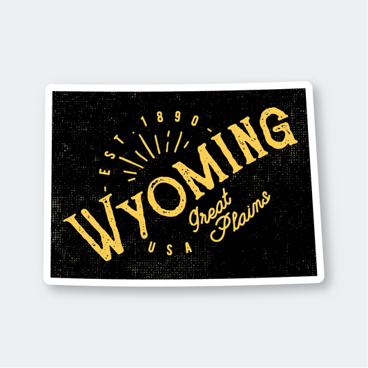 Wyoming #1 Sticker