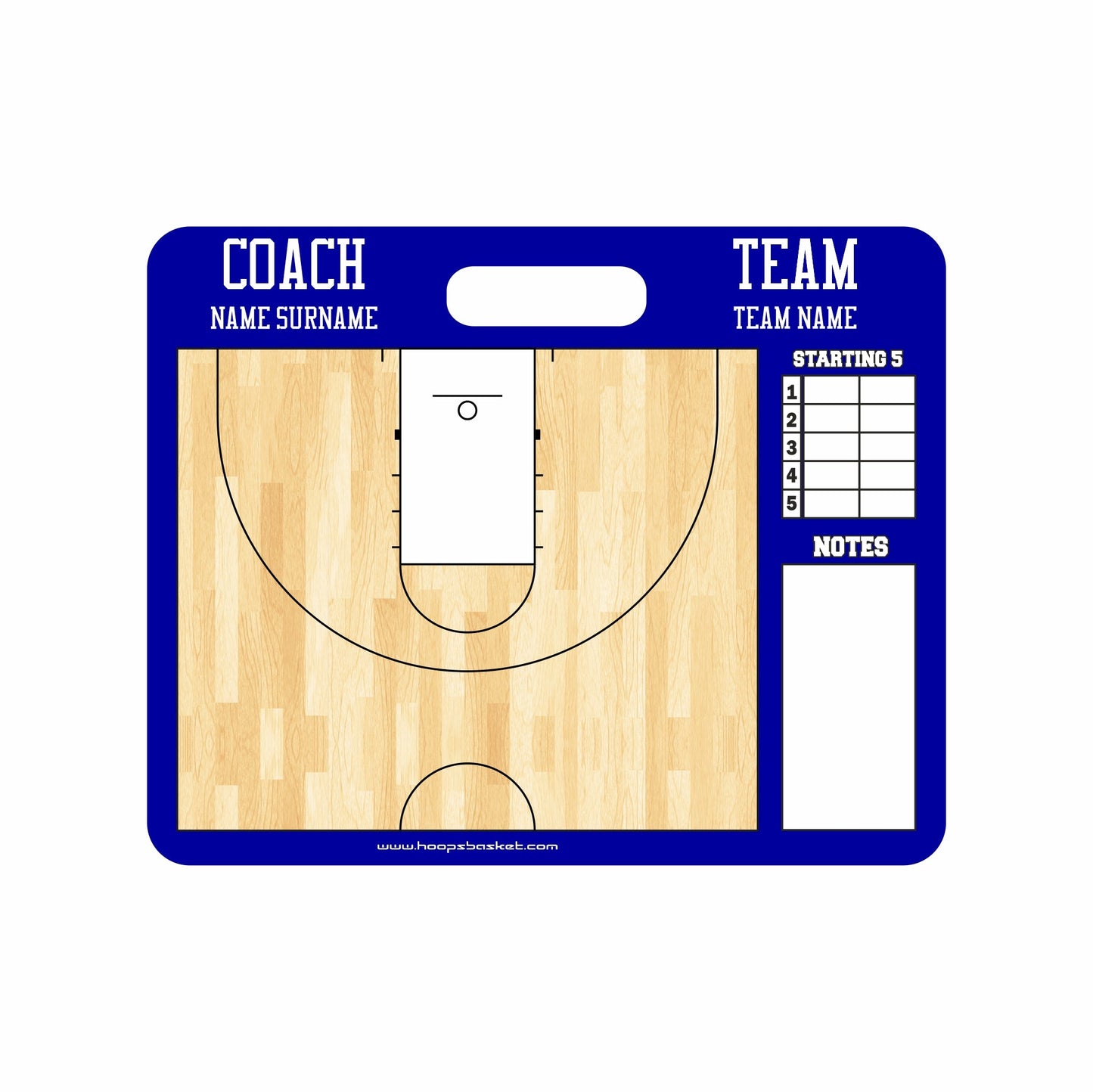 Men's NCAA Custom American Style Magnetic Coaching Board 22 x 17.5
