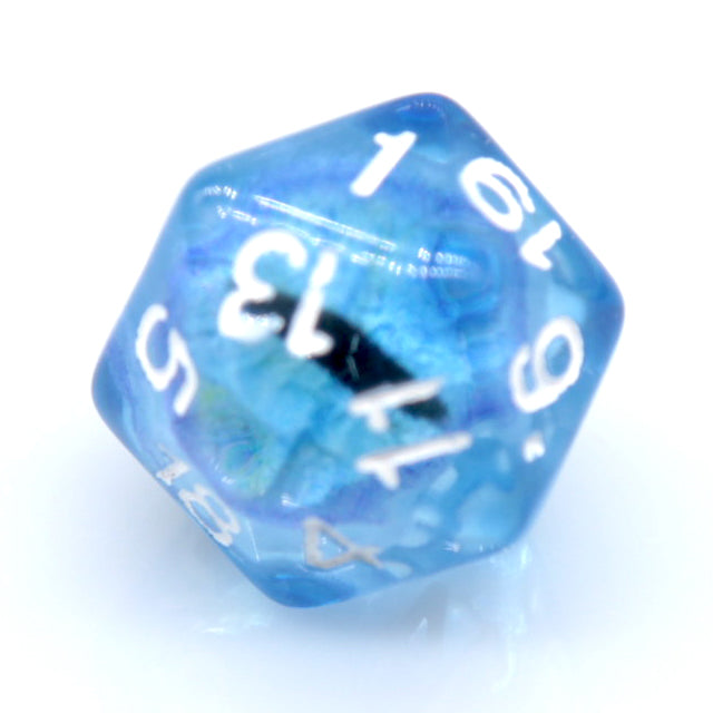 Dragon Eye d20 21.7mm Resin Standard Roll d20 [Red, Green, Blue, Clear, Smoke]