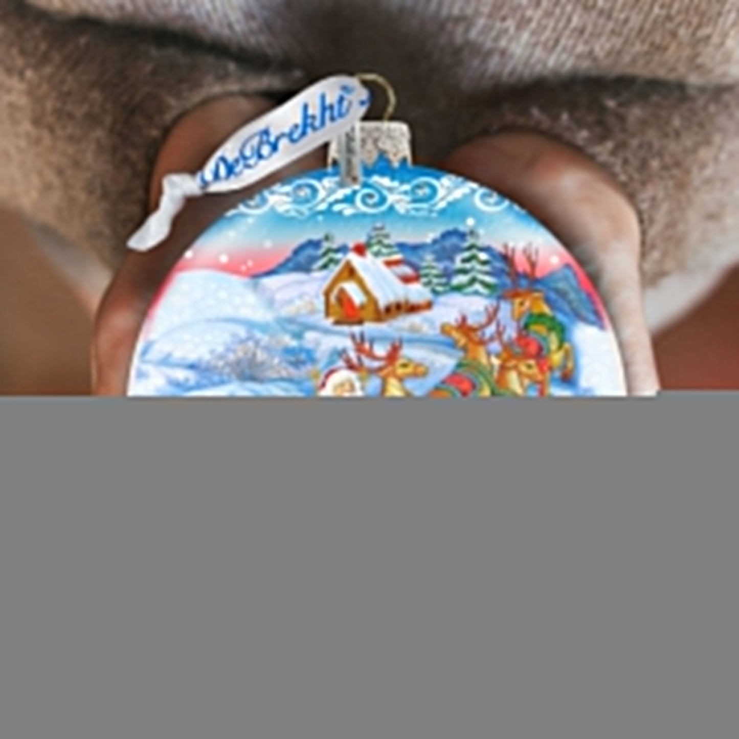Christmas Courier Glass Ornament by G. DeBrekht - 73354