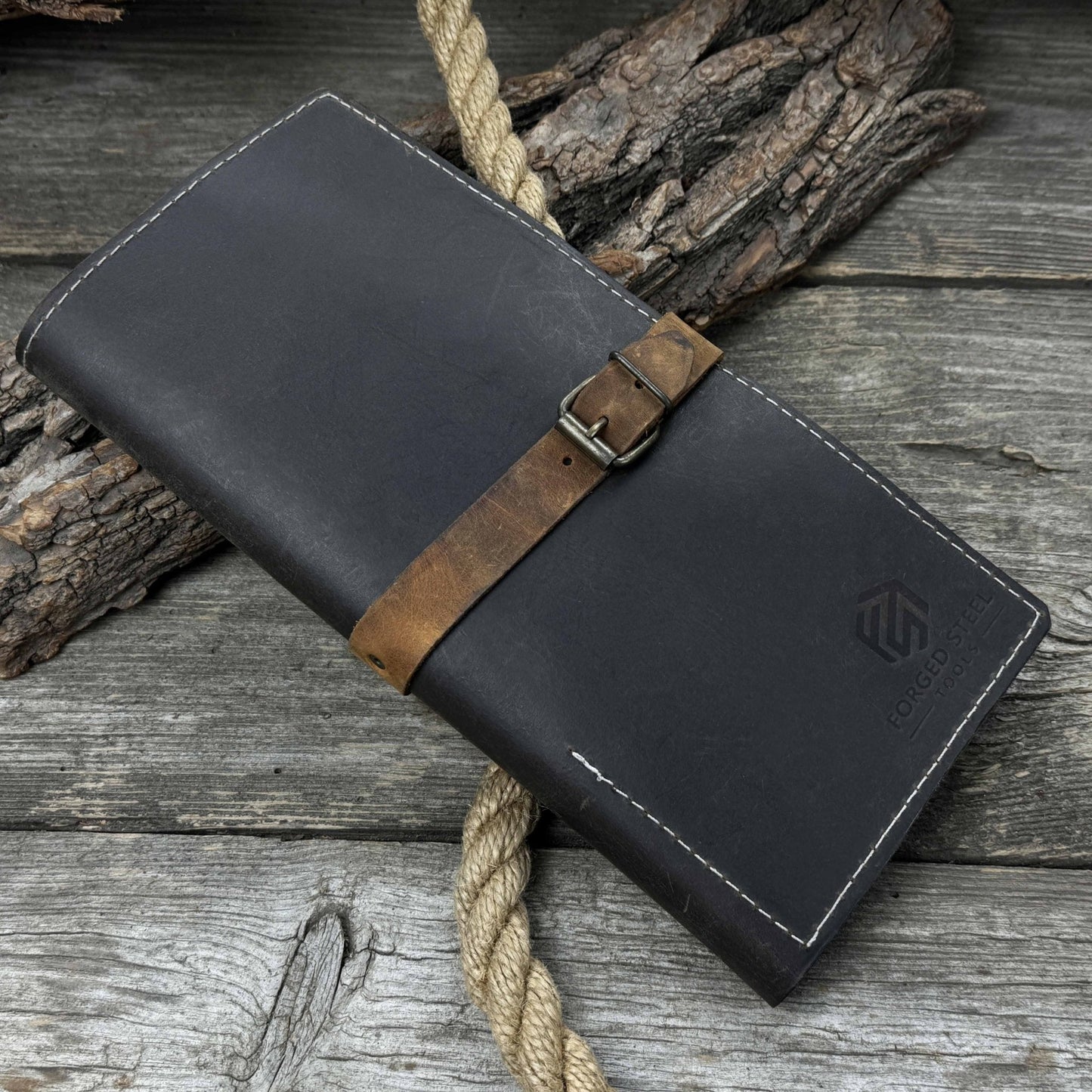 4 Pocket Leather Tool Roll for Carving Tools