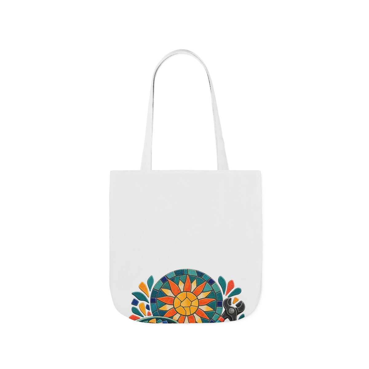 Sunburst Mosaic Making Workshop Tote Bag