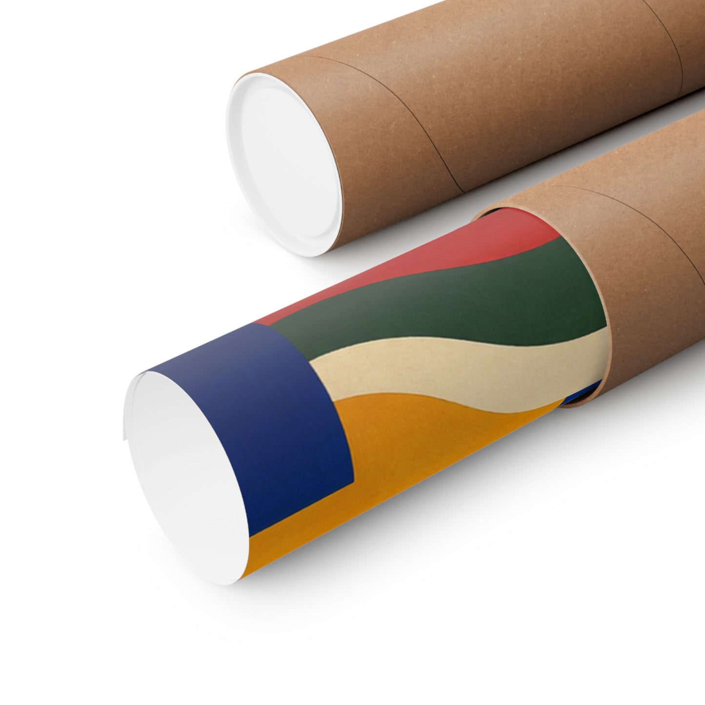 Bold Geometric Balance Abstract Art Poster