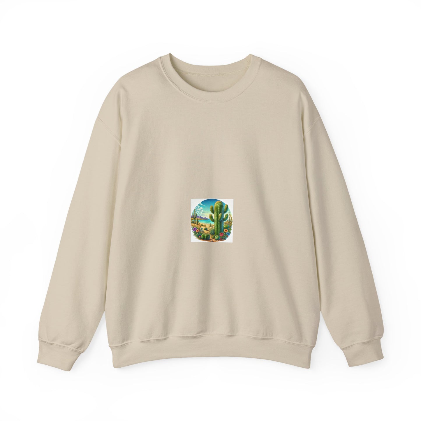 Desert Cactus Bloom Garden Crewneck Sweatshirt Plant Lover Gift
