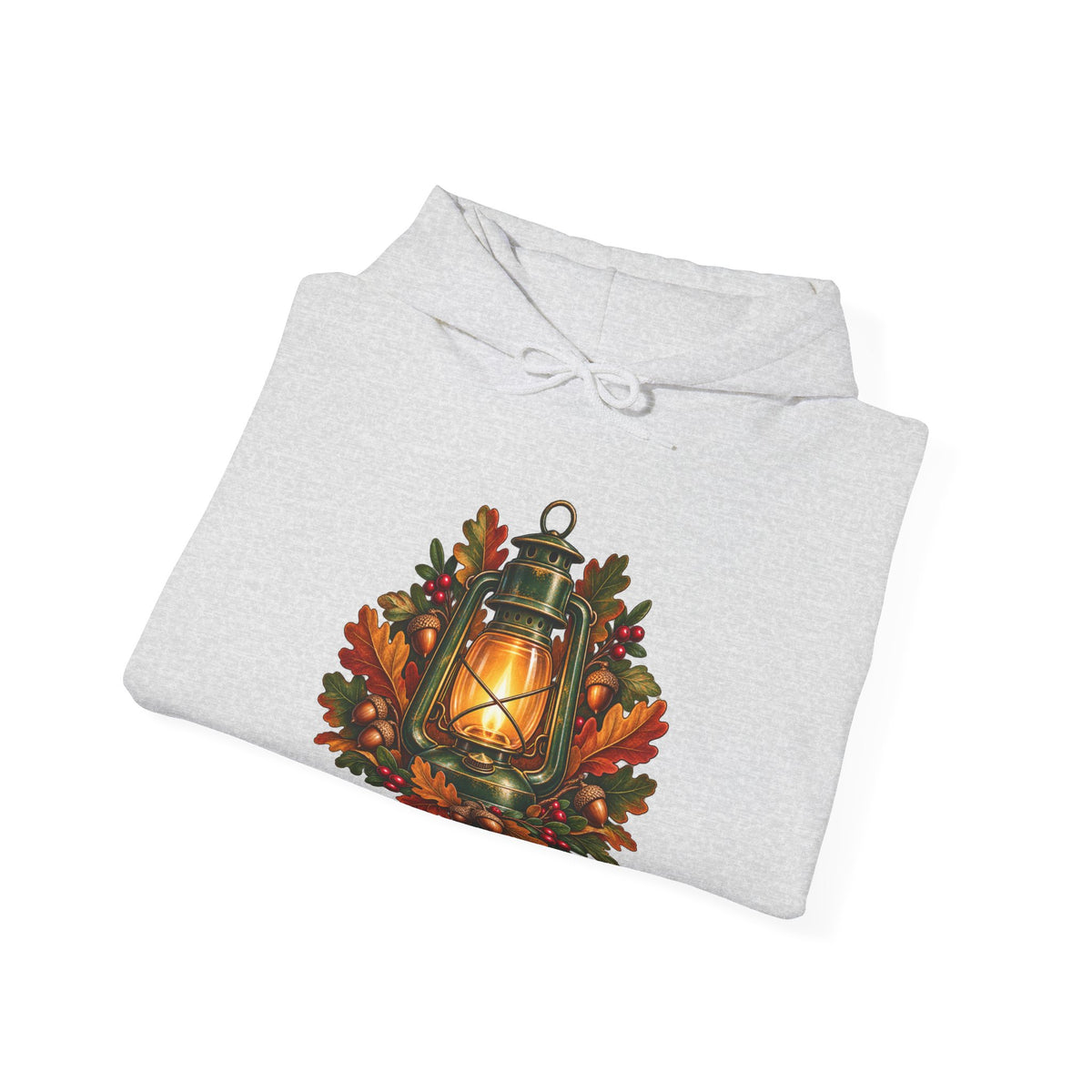 Autumn Oak Lantern and Acorns Hoodie