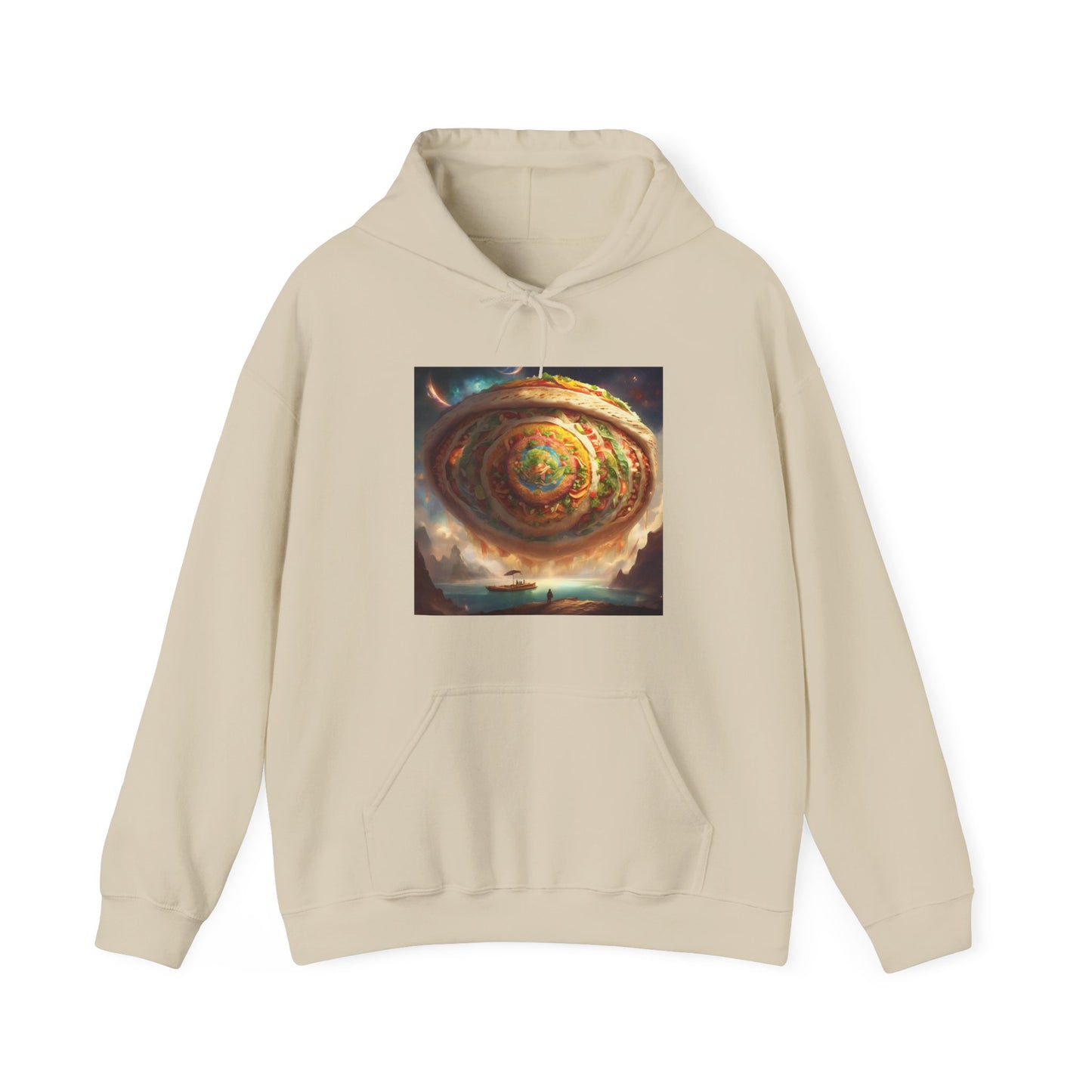 Cosmic Taco Portal Surreal Food Fantasy Art Hoodie