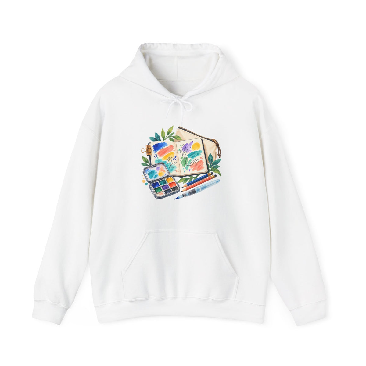 Colorful Urban Sketching Travel Kit Hoodie