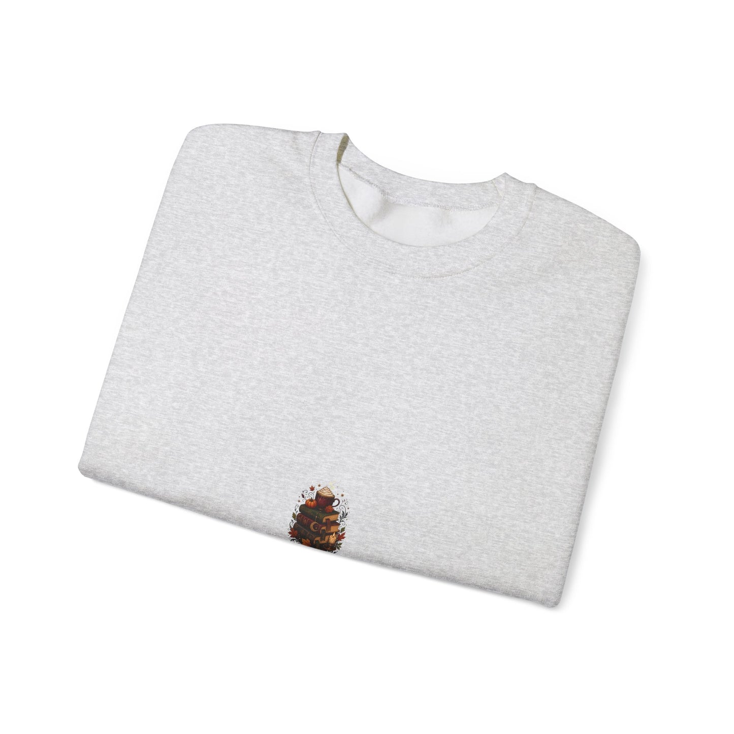 Autumn Library Latte Stack Book Lover Sweatshirt