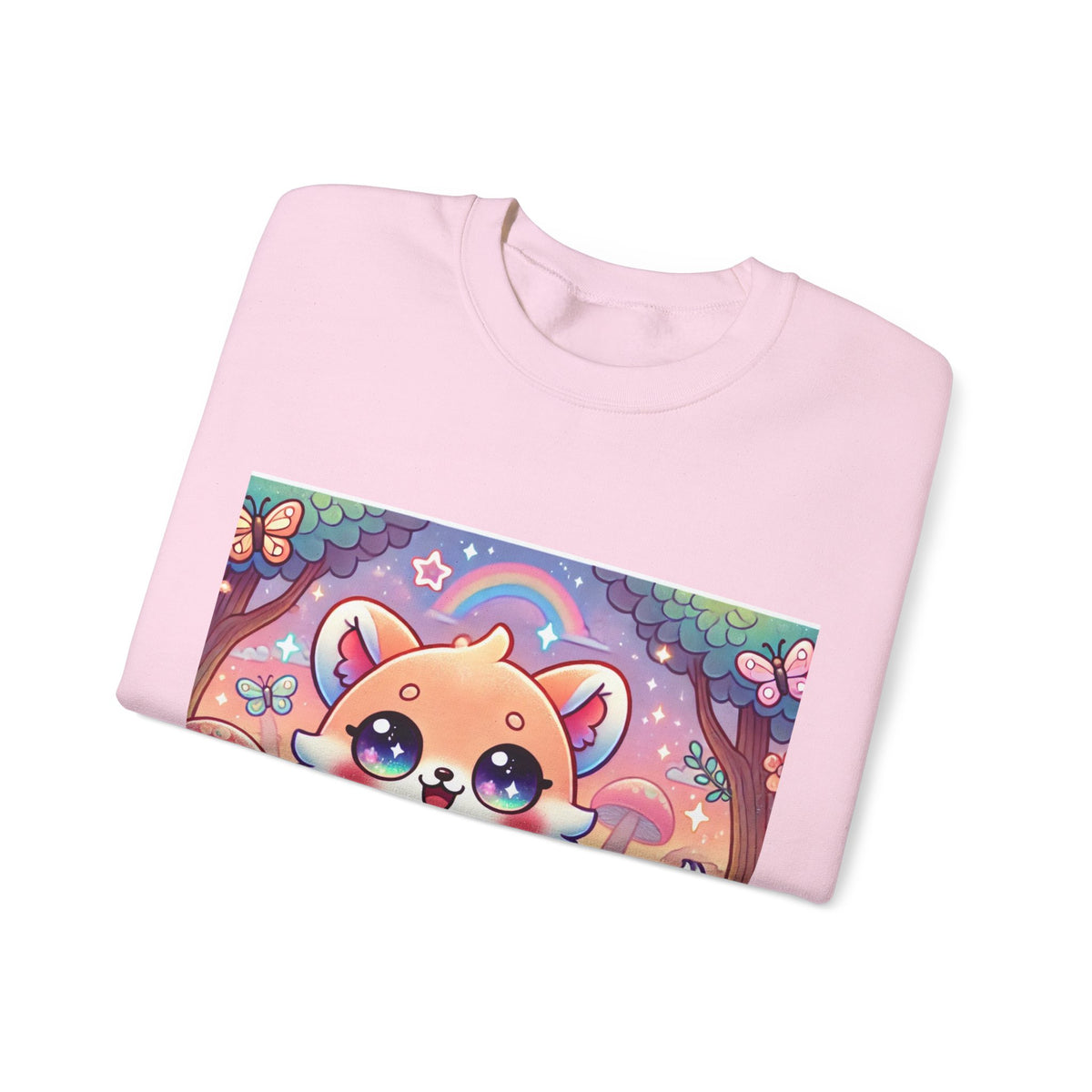 Pastel Woodland Fox Mushroom Kawaii Sweatshirt