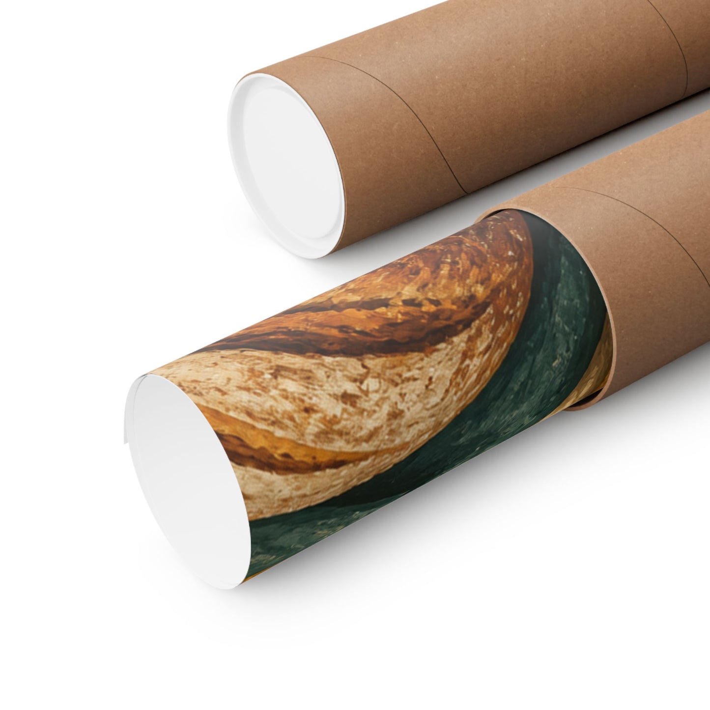 Artisan Bread Baking Still Life Poster