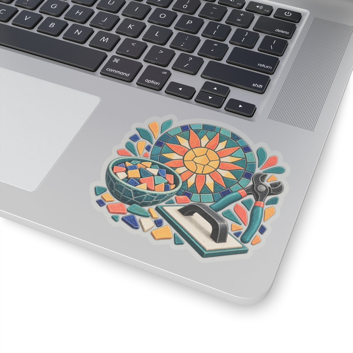 Sunburst Mosaic Making Workshop Sticker