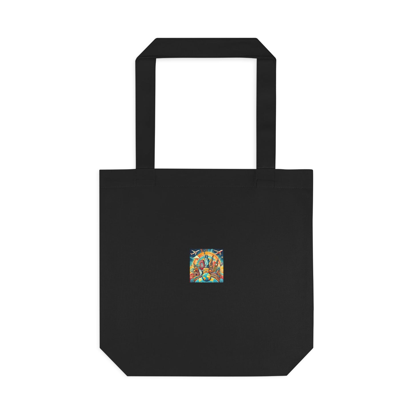 Global Landmark Adventure Collage Landmark Travel Tote Bag