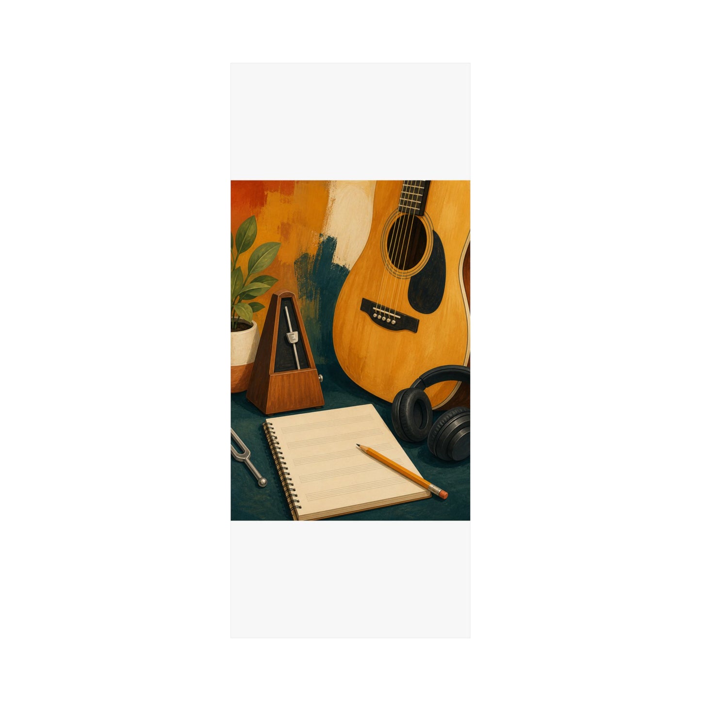Warm Music Practice Hobby Poster